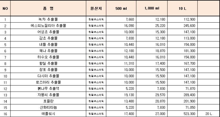한결코스메틱 이미지