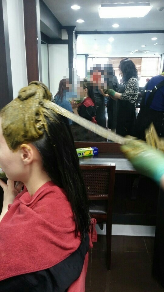 헤나살롱염색 이미지