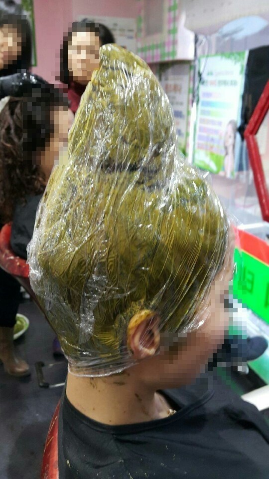 헤나살롱염색 이미지