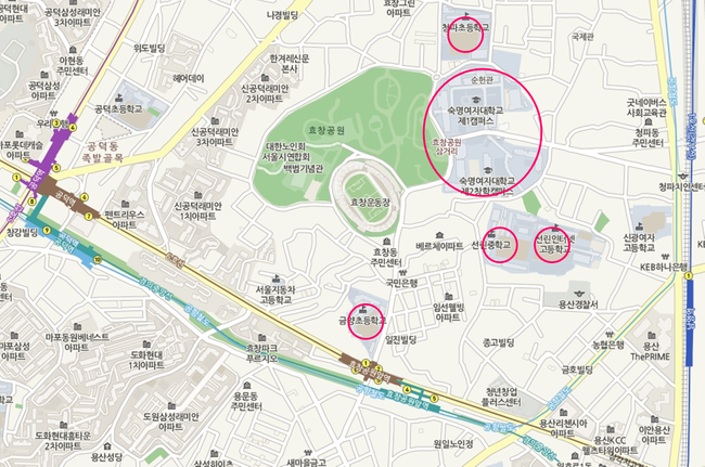 6호선효창공원앞역내 이미지