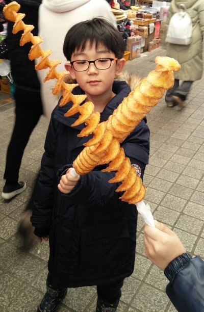 속초회오리감자 이미지