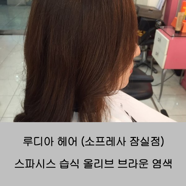루디아머리염색 이미지