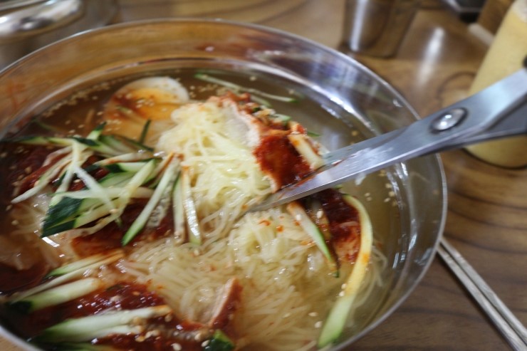 해조밀면 이미지