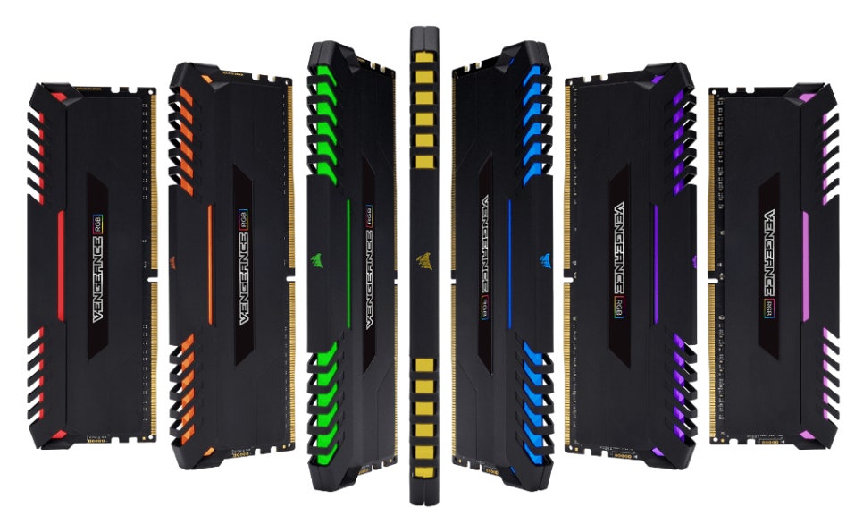 CORSAIR RGB LED 라이팅 DDR4 메모리 