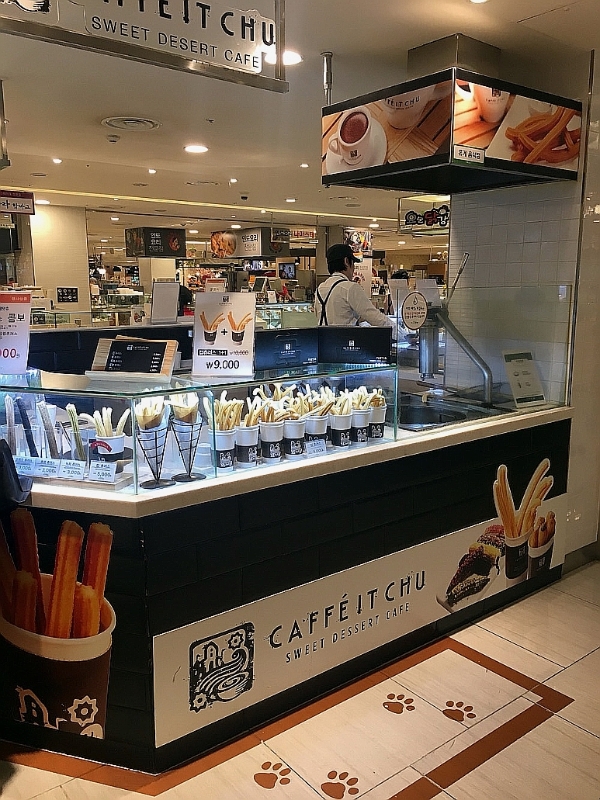 caffe&츄러스 이미지