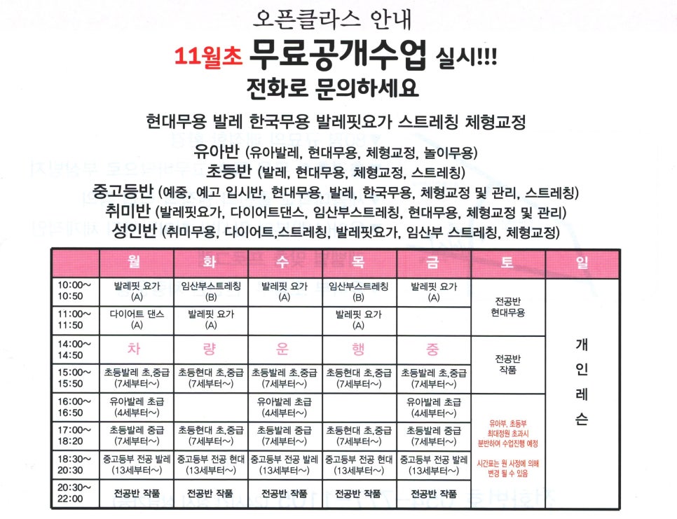 세종에이스무용학원 이미지