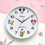 [스위트하트] 미키미니 무소음벽시계 화이트 디즈니벽시계