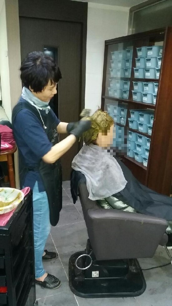 헤나살롱염색 이미지
