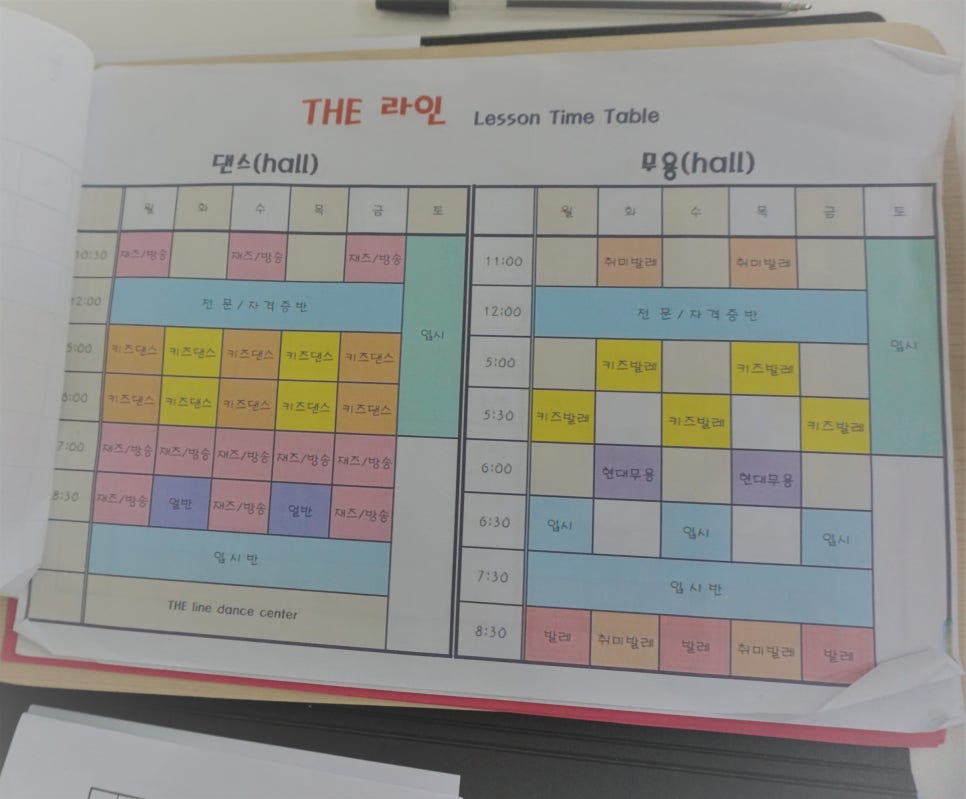 더라인무용학원 이미지