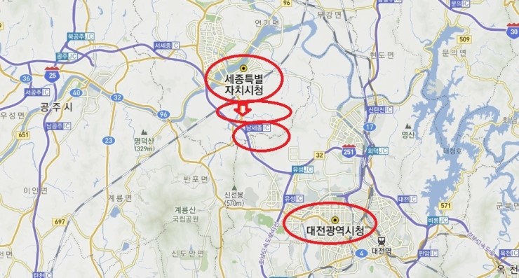 [국도1] 세종시 발산리 이미지