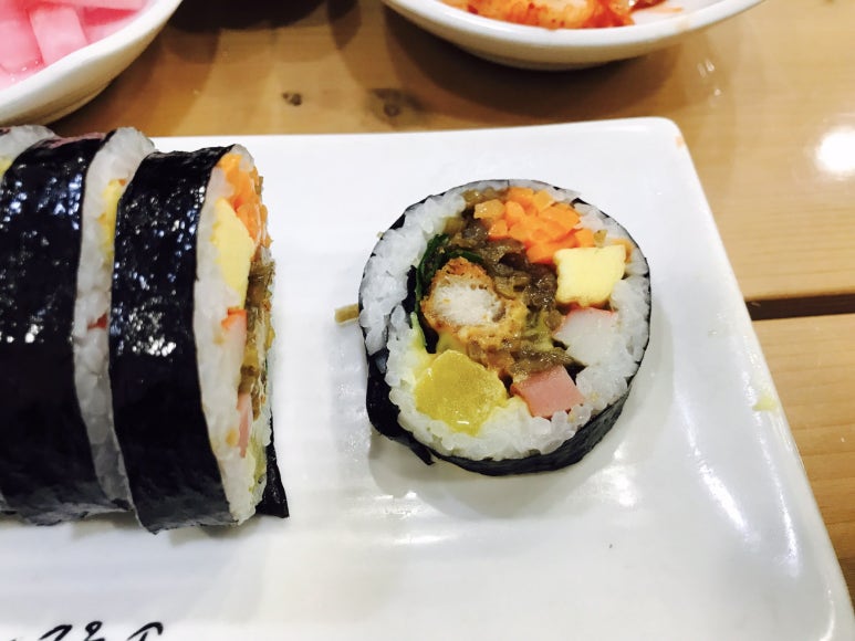 찬들김밥 이미지