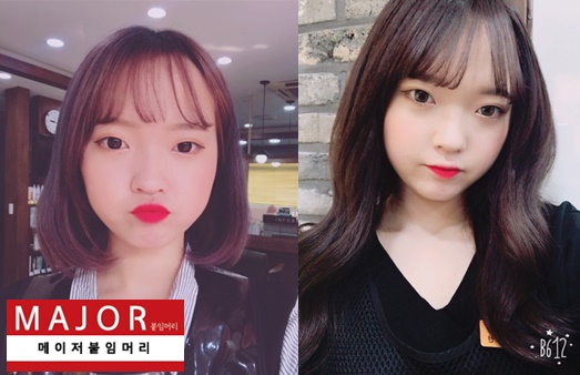 붙임머리 이미지
