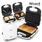 위즈웰 WSW-6137 간식메이커 3종/와플메이커/붕어빵