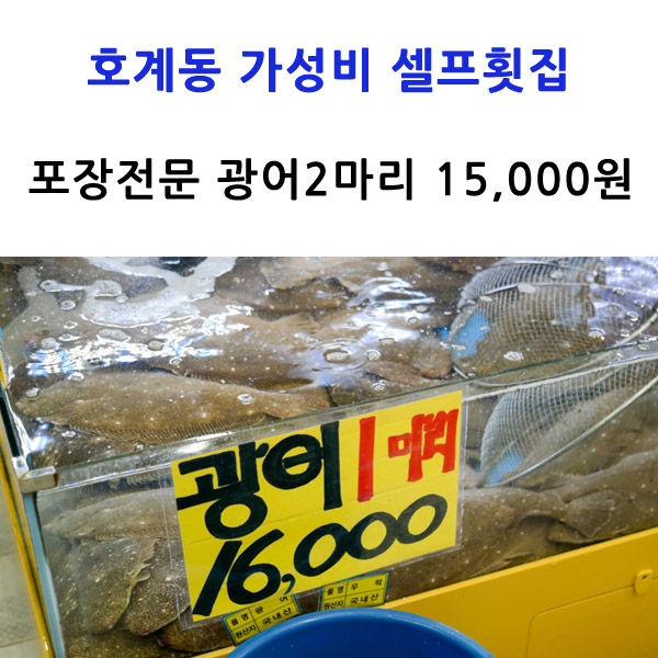 광어두마리만오천원 이미지