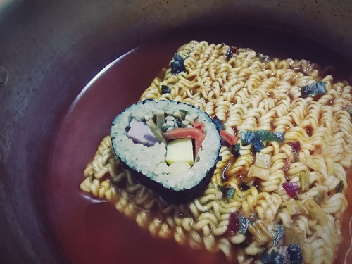김밥.라면 이미지