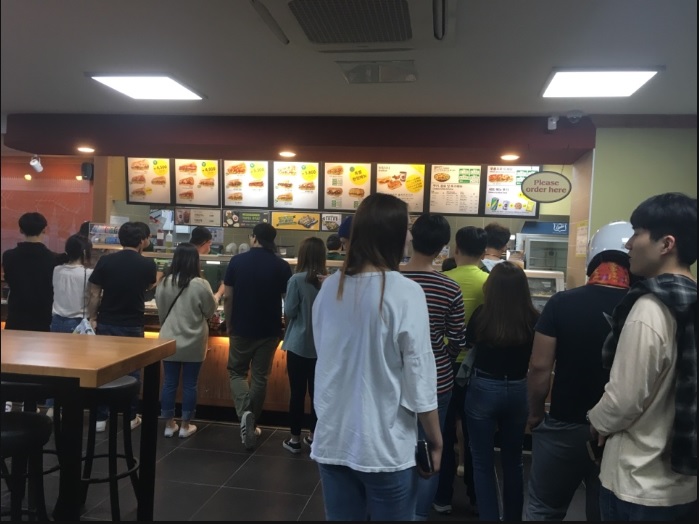 써브웨이안양 이미지