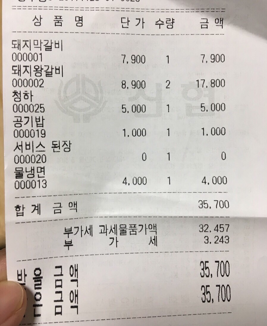서민서서갈비 이미지