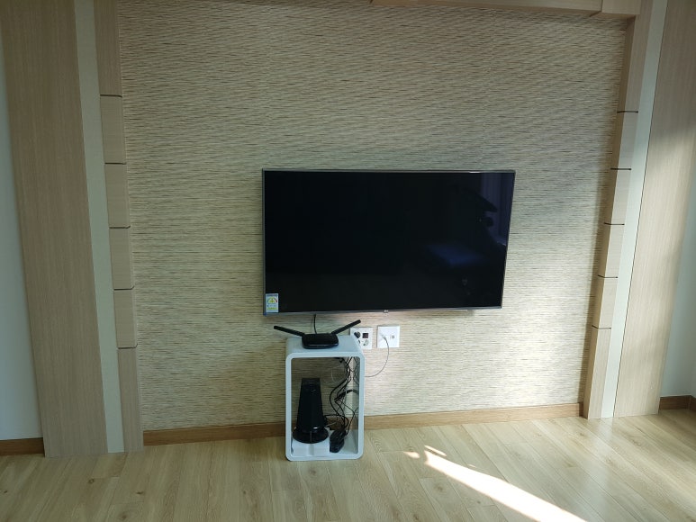 벽걸이티브이tv티비방문설치셋톱 이미지