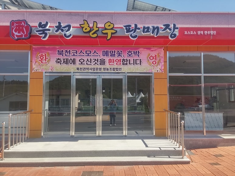북천코스모스권역한우 이미지