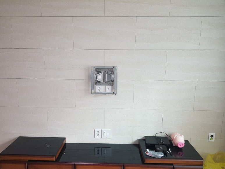 벽걸이티브이tv티비방문설치셋톱 이미지