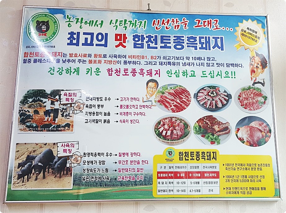 합천명품토종흑돼지 이미지