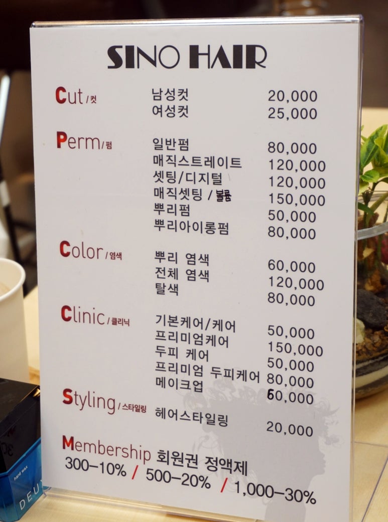 시노헤어 이미지