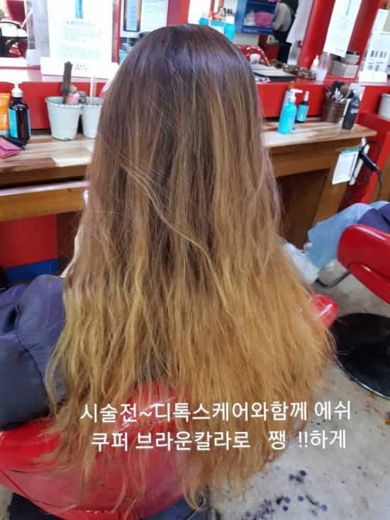 칼라헤어샾 이미지
