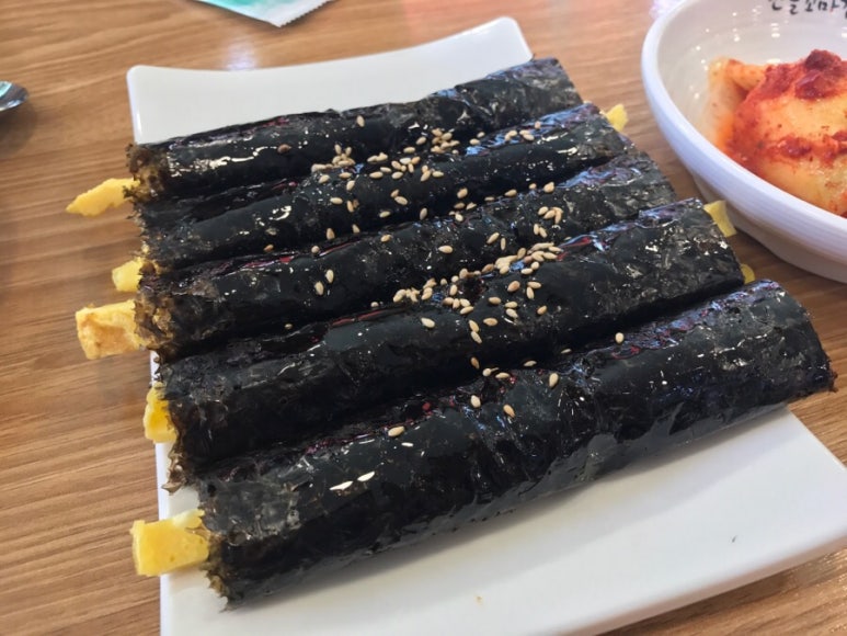 산들김밥 이미지