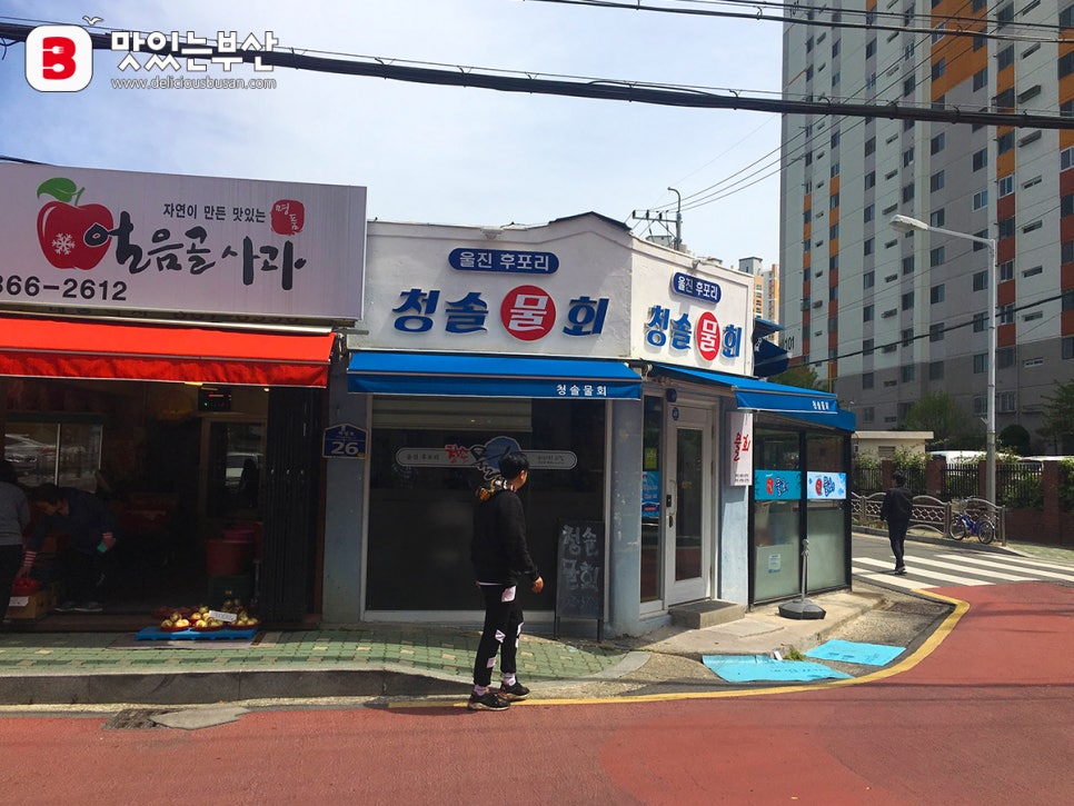 울진 후포리청솔물회 이미지