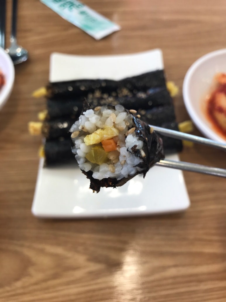 산들김밥 이미지