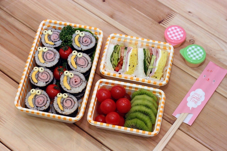 달팽이김밥 이미지