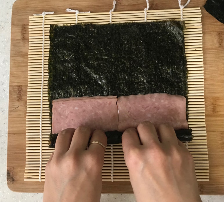달팽이김밥 이미지