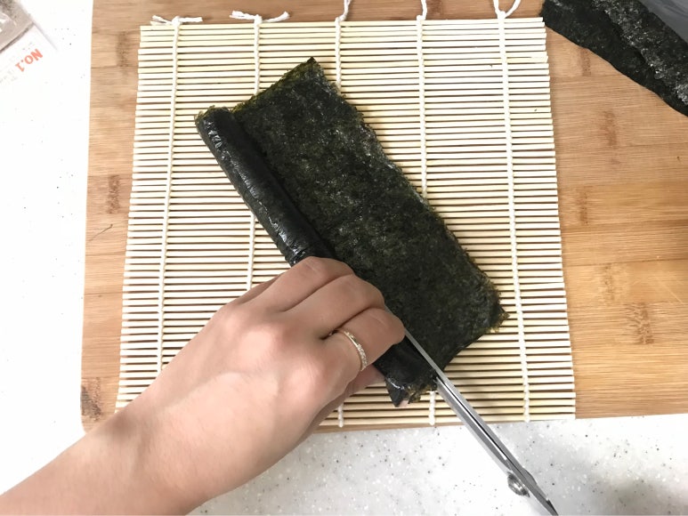 달팽이김밥 이미지