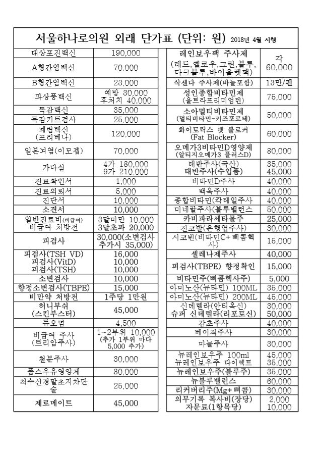 서울하나로의원 이미지