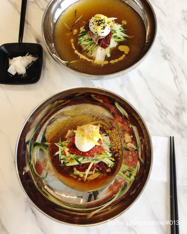 황남밀면 이미지