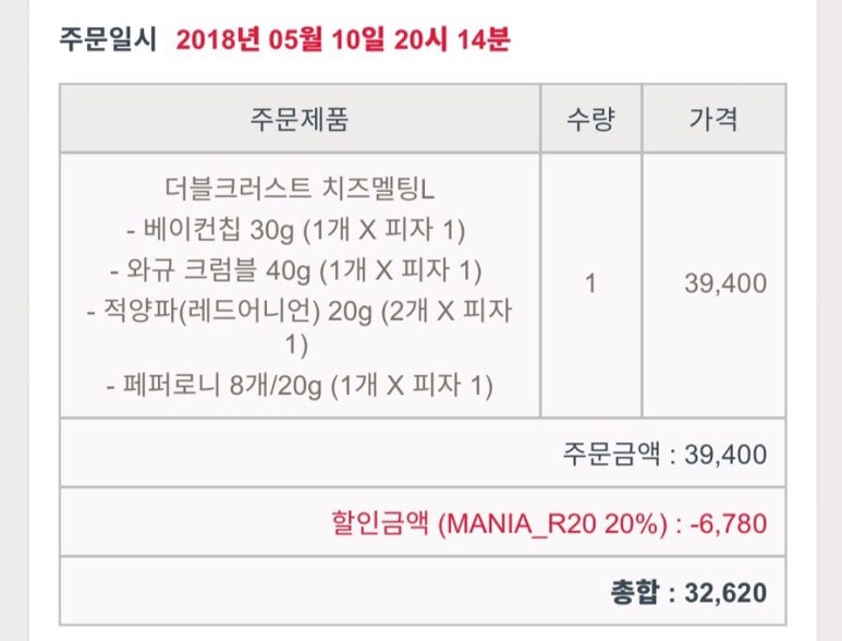 탕수육플러스치킨 이미지