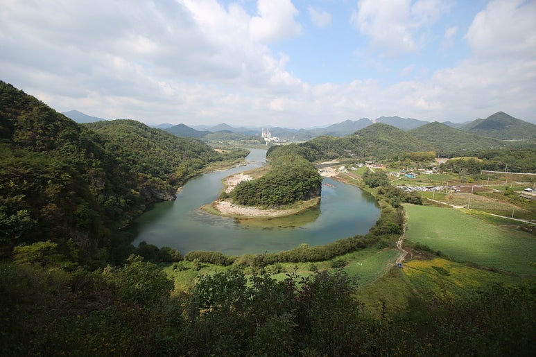 한반도 지형 이미지