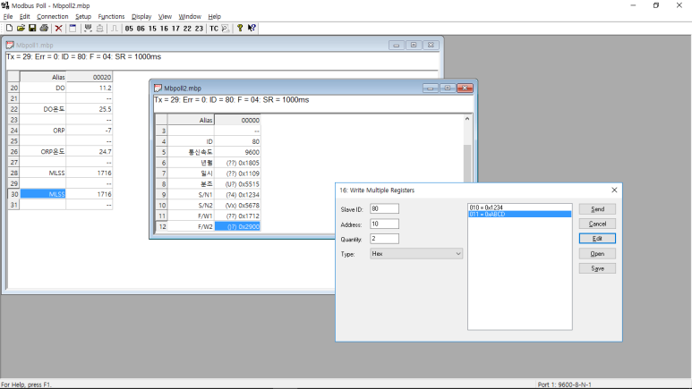 나름 괜찮은 Modbus poll 시뮬레이터 : 네이버 블로그