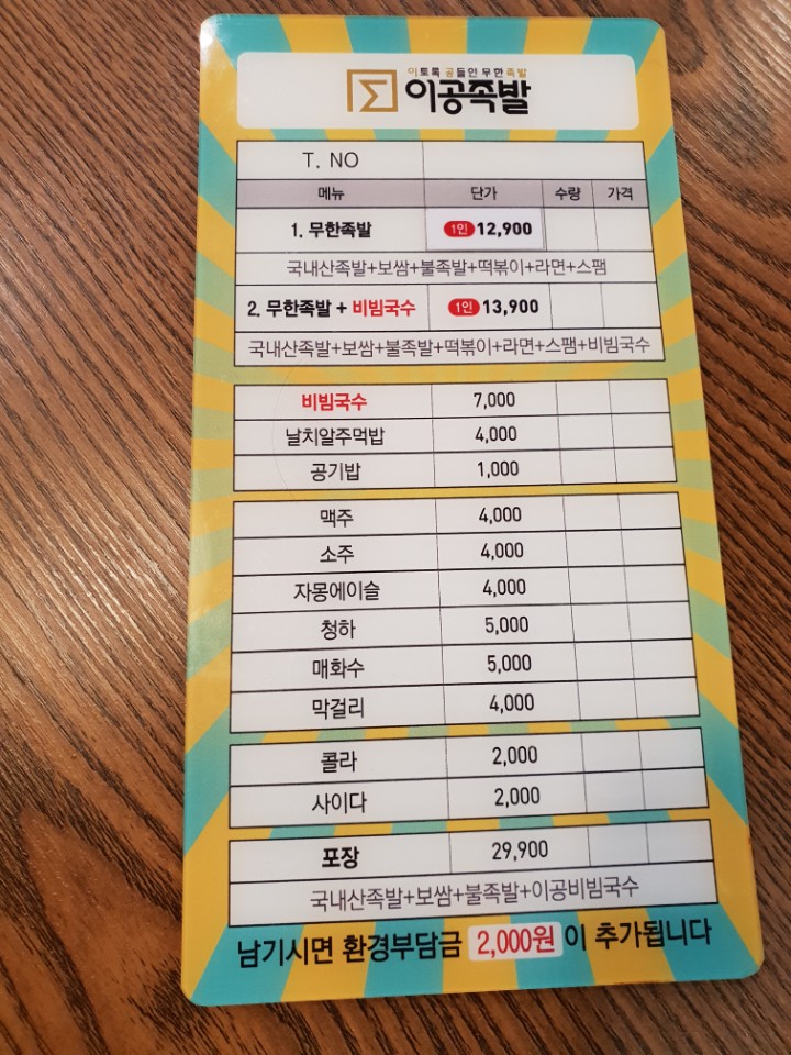 족발집 이미지