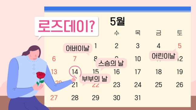 오늘, 꽃데이 이미지