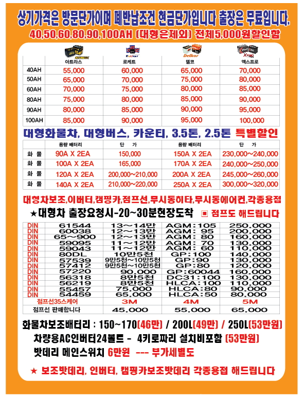 안산자동차배터리 이미지