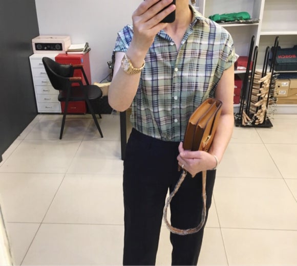 체크숙녀복 이미지