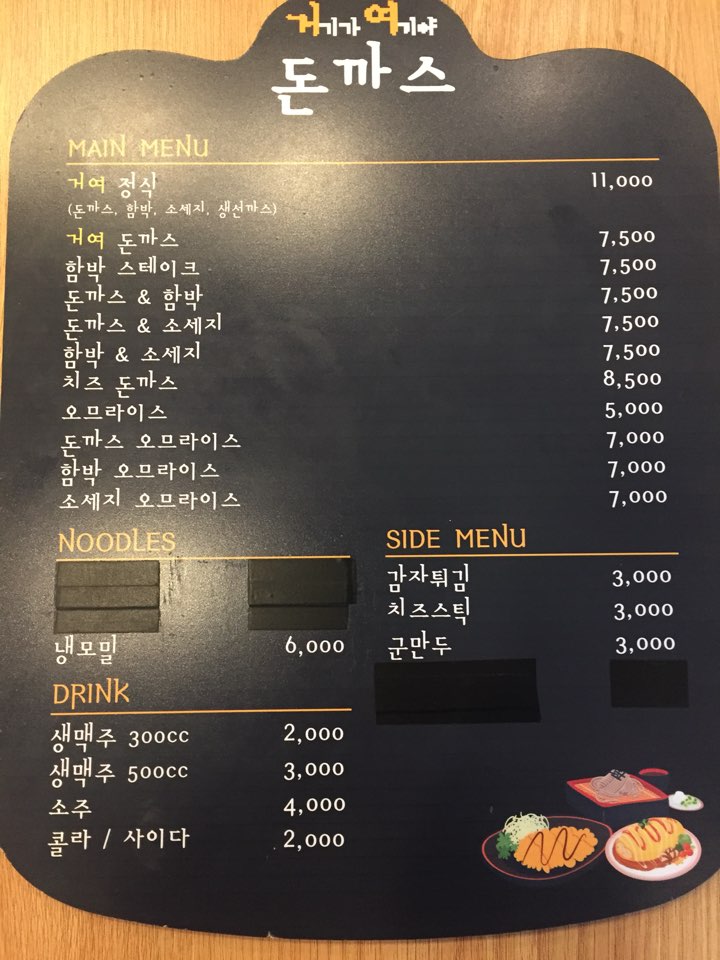 거기가 여기야 돈까스 이미지