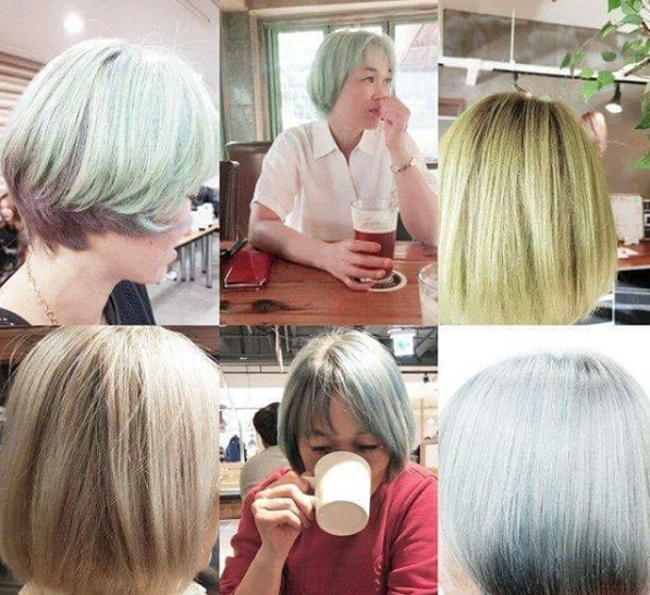 정정례헤어 이미지