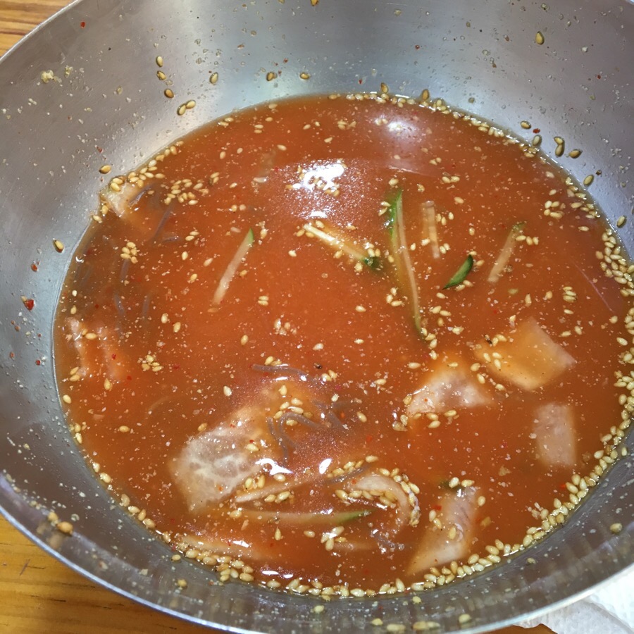 뚱보냉면 이미지
