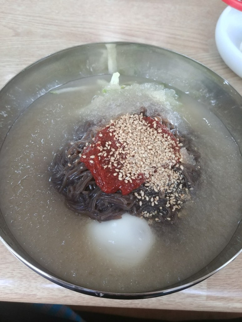 산수냉면 이미지