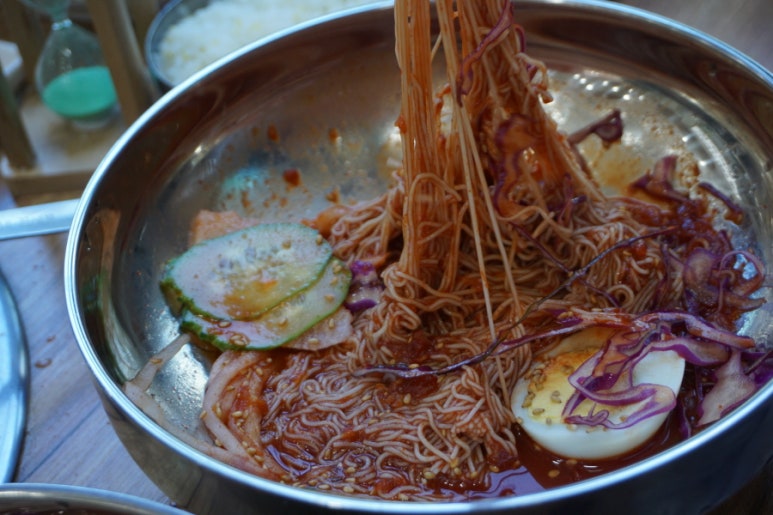 불고기냉면 이미지
