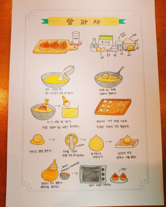 밤과자 이미지