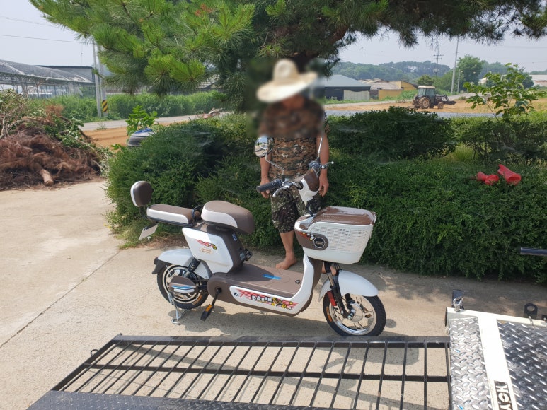 화이트자전거 이미지