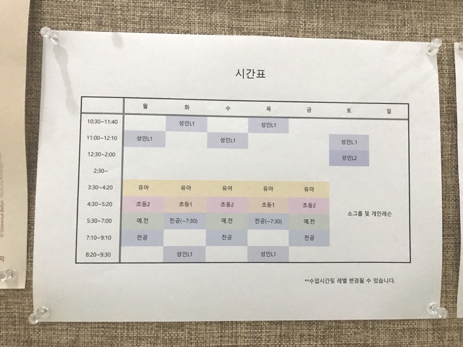 이화엠와이발레학원 이미지